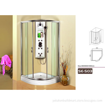 With Frame Frame Style and 8mm Glass Thickness sliding shower enclosure